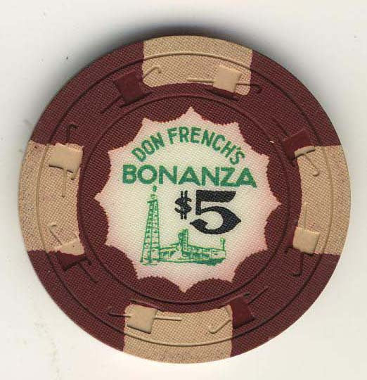 Bonanza, Don French's Casino $5 Chip - Spinettis Gaming - 2
