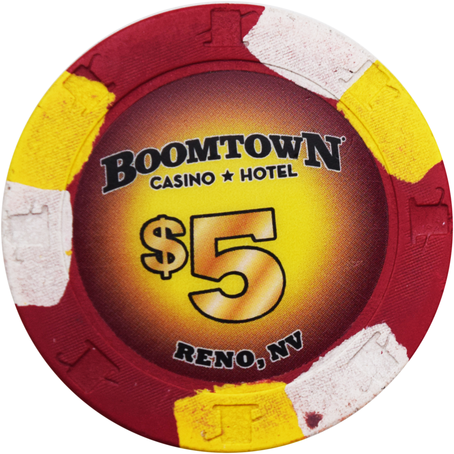 Boomtown Casino Reno, Nevada $5 Chip 2016