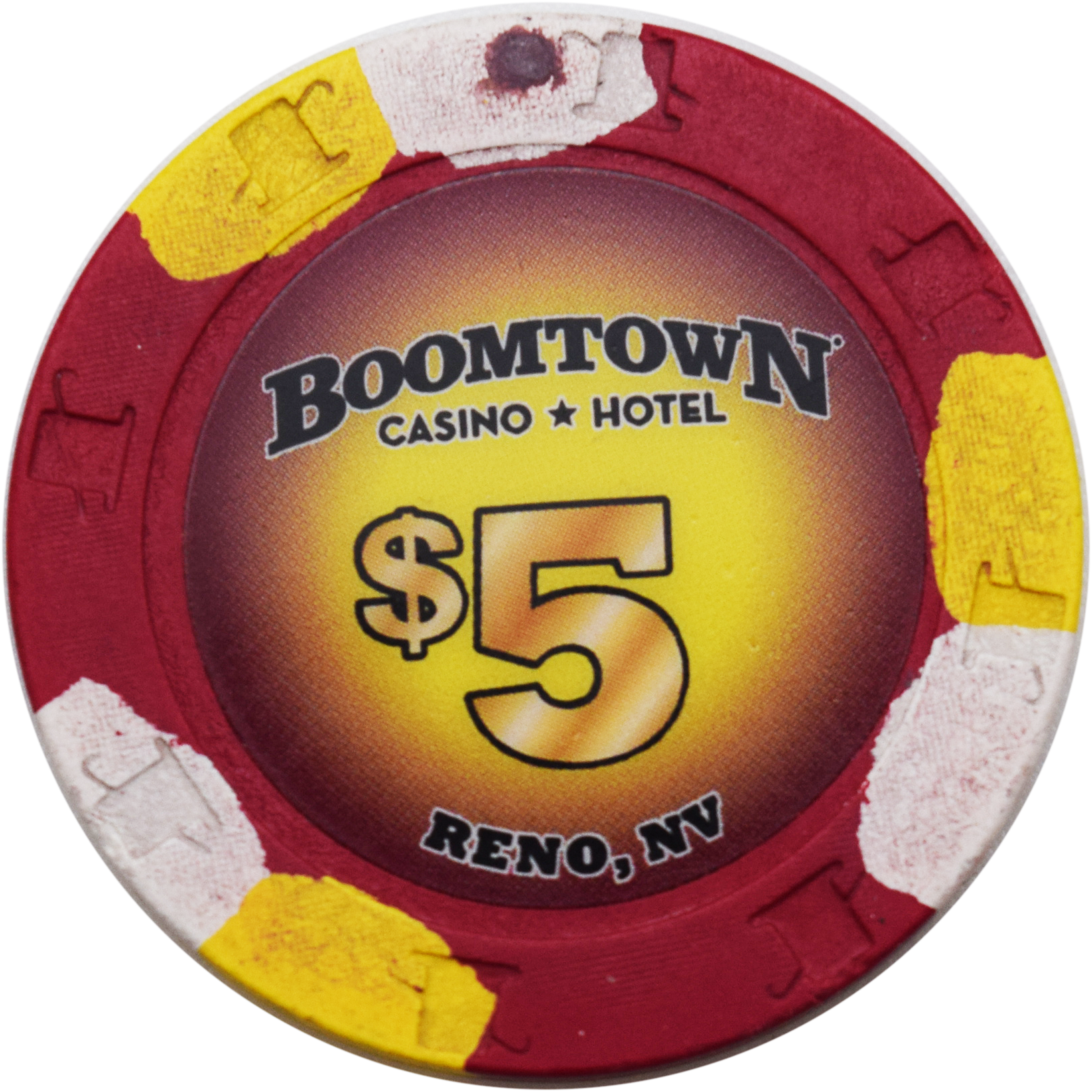 Boomtown Casino Reno, Nevada $5 Chip 2016