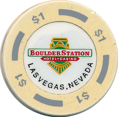 Boulder Station, Las Vegas NV $1 Casino Chip - Spinettis Gaming - 1