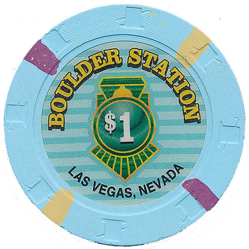 Boulder Station, Las Vegas NV $1 Casino Chip - Spinettis Gaming - 1