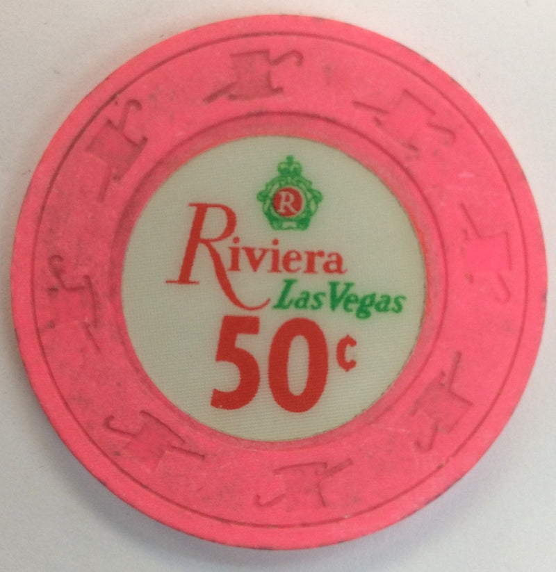 Riviera Casino 50cent (pink) chip - Spinettis Gaming