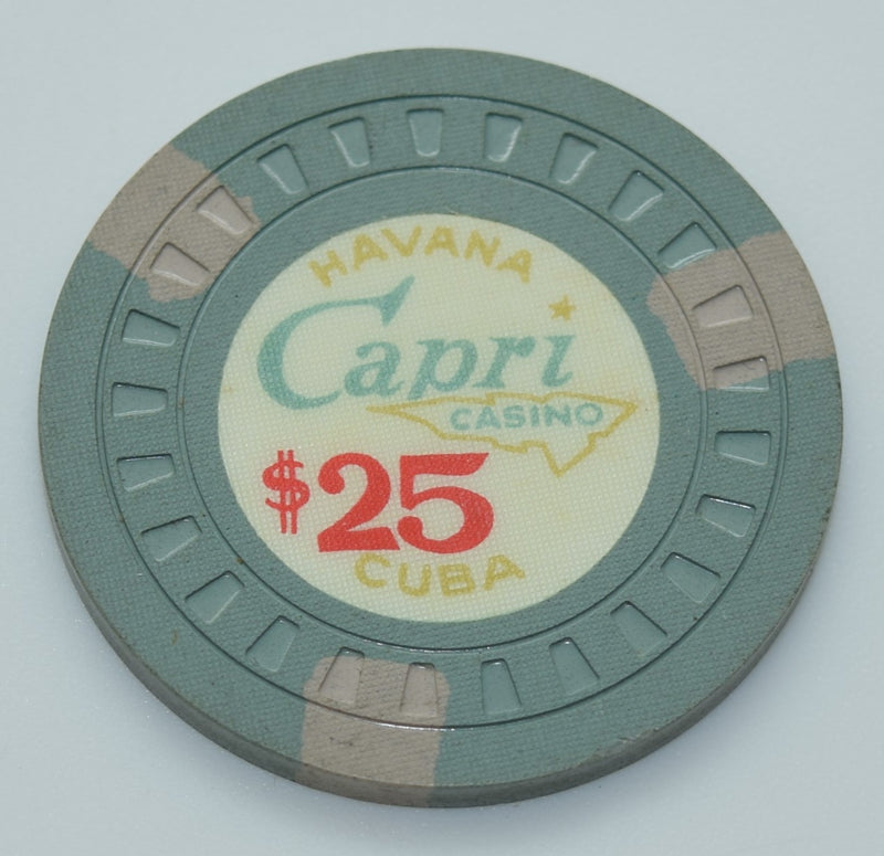 Capri Casino Havana Cuba $25 Chip
