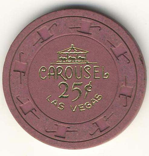 Carousel 25cent (purple 1965) Chip - Spinettis Gaming