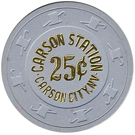 Carson Station Casino 25cent Chip - Spinettis Gaming