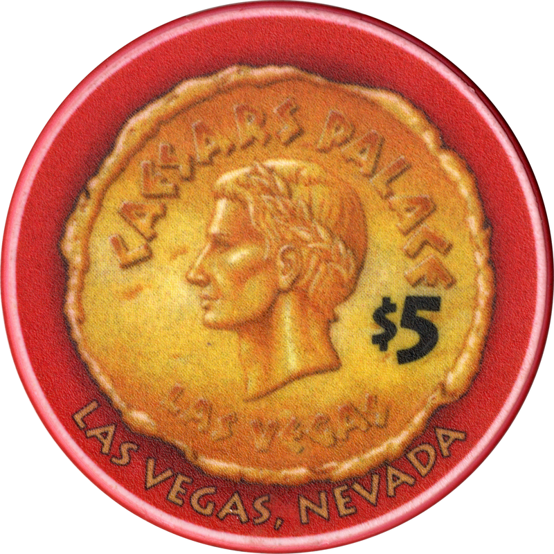 Caesars Palace Casino Las Vegas Nevada $5 35 Year Anniversary Chip