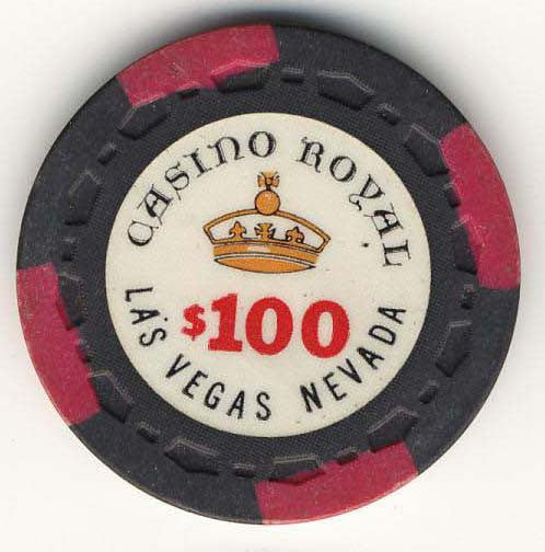 Casino Royal $100 (black 1970) Chip - Spinettis Gaming - 2