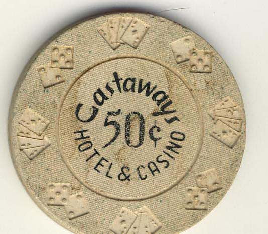 Castaways 50cent (cream 1967) Chip - Spinettis Gaming
