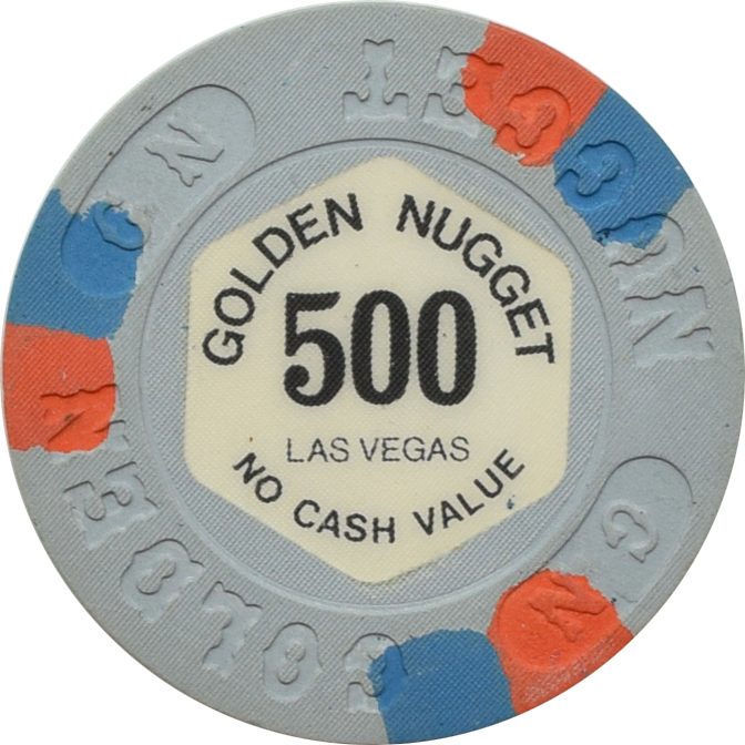 Golden Nugget Casino Las Vegas Nevada $500 NCV Chip 1989