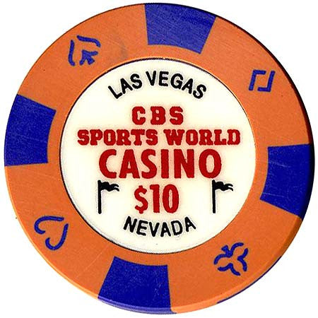 CBS Sports World Casino $10 Chip - Spinettis Gaming - 1