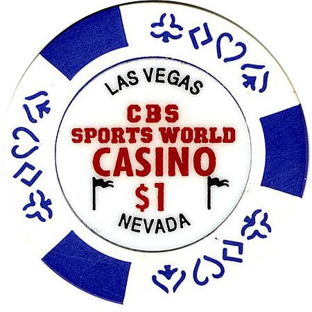 CBS Sports World Casino $1 Chip - Spinettis Gaming - 2
