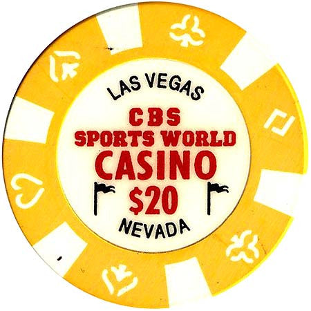 CBS Sports World Casino $20 Chip - Spinettis Gaming - 1