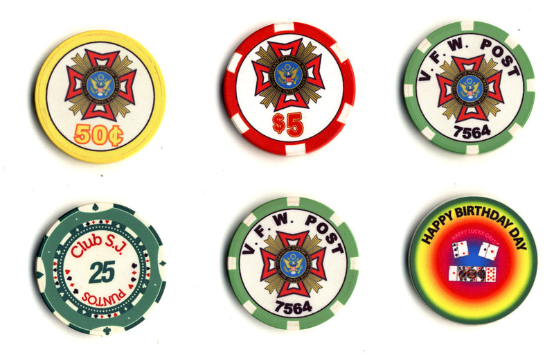 Casino Quality Custom Ceramic Poker Chips - Spinettis Gaming