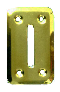 Casino Table Brass Drop Slot Cover for Depositing Bills or Chips
