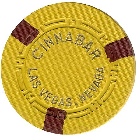 Cinnabar $5 (yellow) chip - Spinettis Gaming - 1