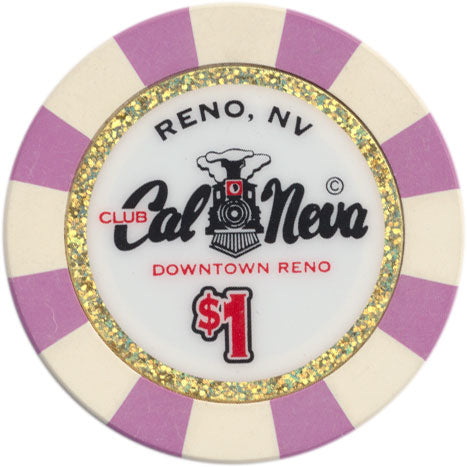 Club Cal-Neva Casino Reno Nevada $1 Casino Chip #1