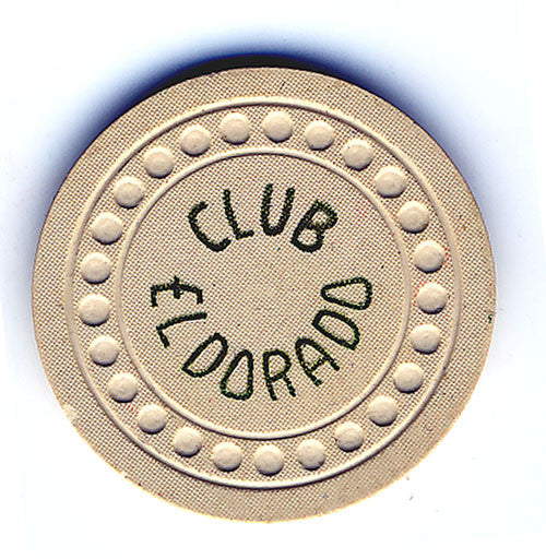 Club Eldorado $100 (off-white) Chip - Spinettis Gaming - 2