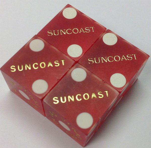one pair of suncoast casino used dice - Spinettis Gaming - 1