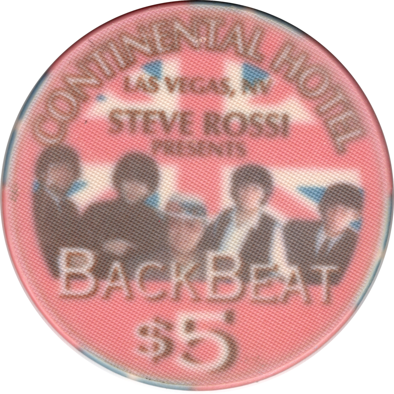 Continental Hotel Las Vegas Nevada $5 Steve Rossi Back Beat 1996