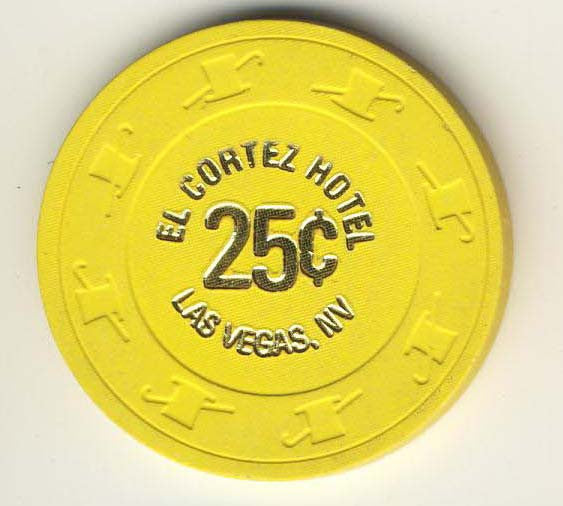 El Cortez Hotel Casino Las Vegas 25 Cent Chip 1998 - Spinettis Gaming