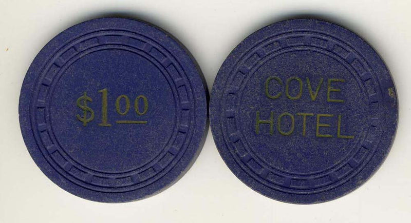 Cove Hotel $1 (blue) chip - Spinettis Gaming - 2