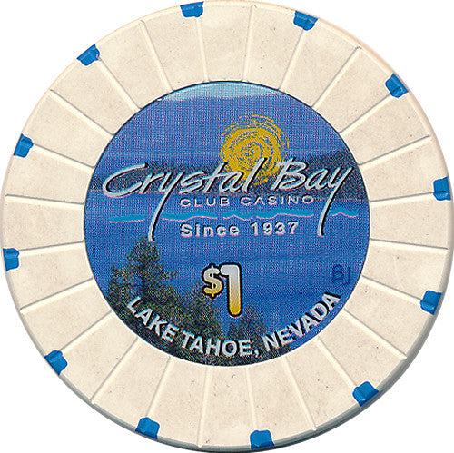 Crystal Bay Club, Lake Tahoe NV $1 Casino Chip - Spinettis Gaming - 1