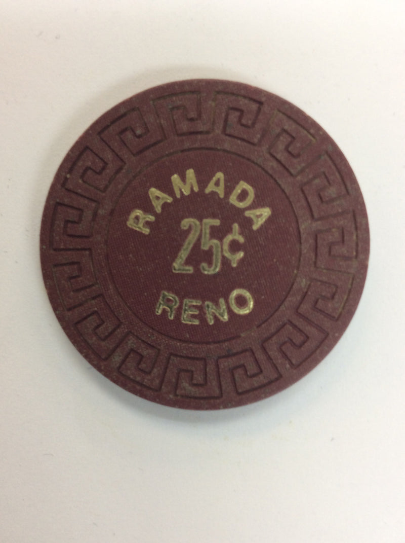 Reno Ramada 25cent (brown) chip - Spinettis Gaming