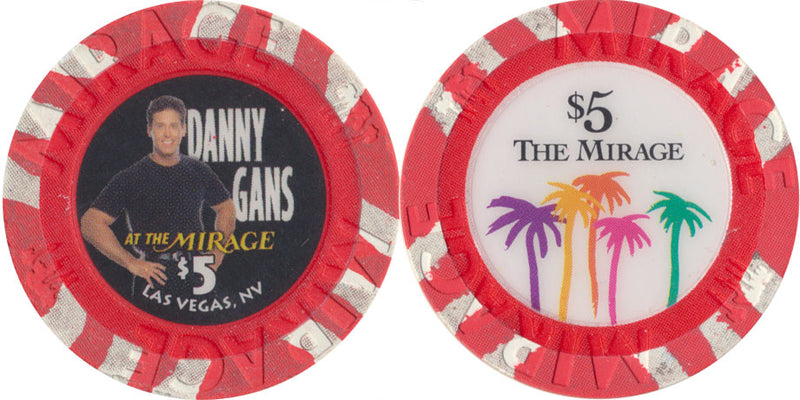 Mirage Casino Las Vegas Nevada $5 Danny Gans Chip 2000