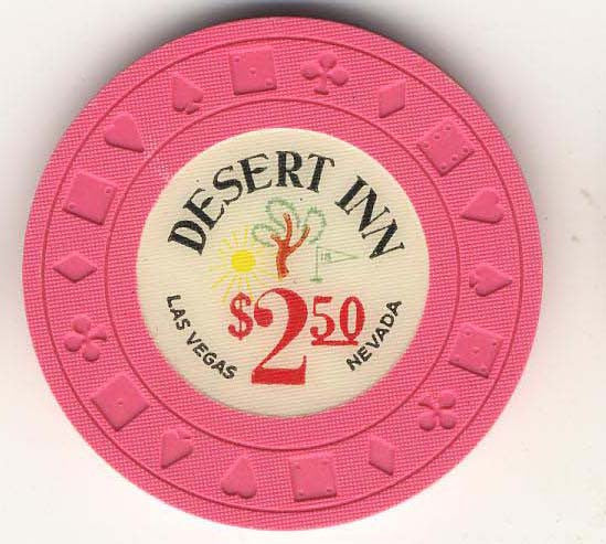 Desert Inn Casino Las Vegas $2.50 chip 1960 - Spinettis Gaming