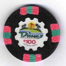 Dunes Casino $100 chip 1989 (uncirculated) - Spinettis Gaming