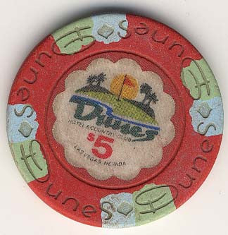 300 Authentic Dunes Casino Chip Set - Spinettis Gaming - 2