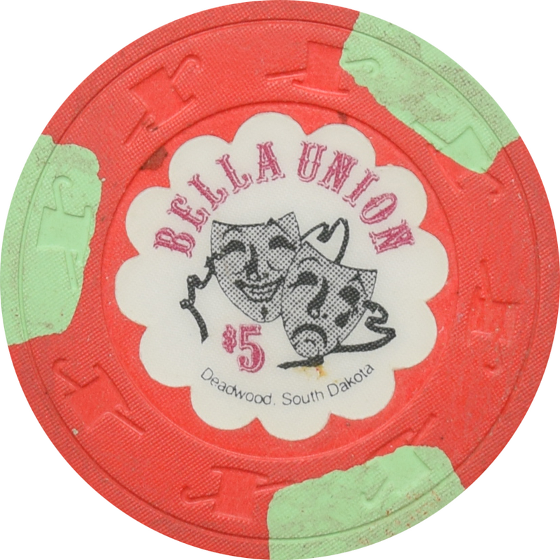 Bella Union Casino Deadwood South Dakota $5 Chip
