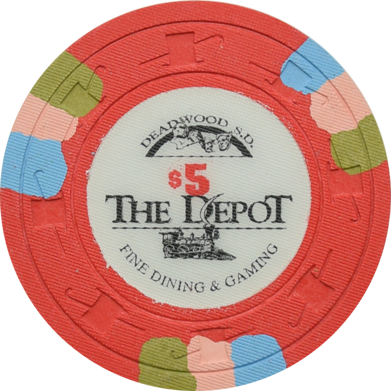 The Depot Casino Deadwood South Dakota $5 Chip