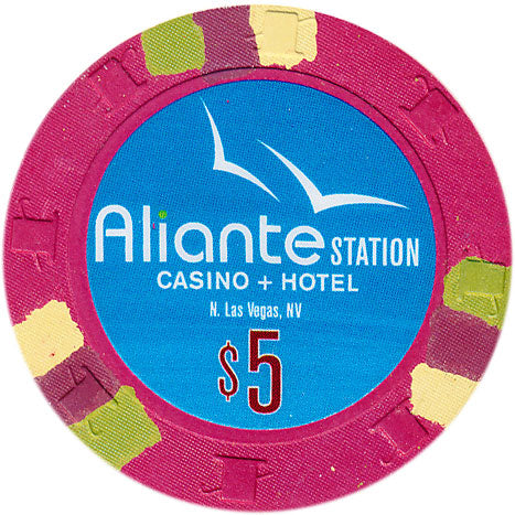 Aliante Station Casino Las Vegas Nevada $5 Chip 2008