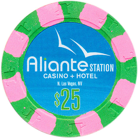 Aliante Station Casino Las Vegas Nevada  $25 Chip 2008