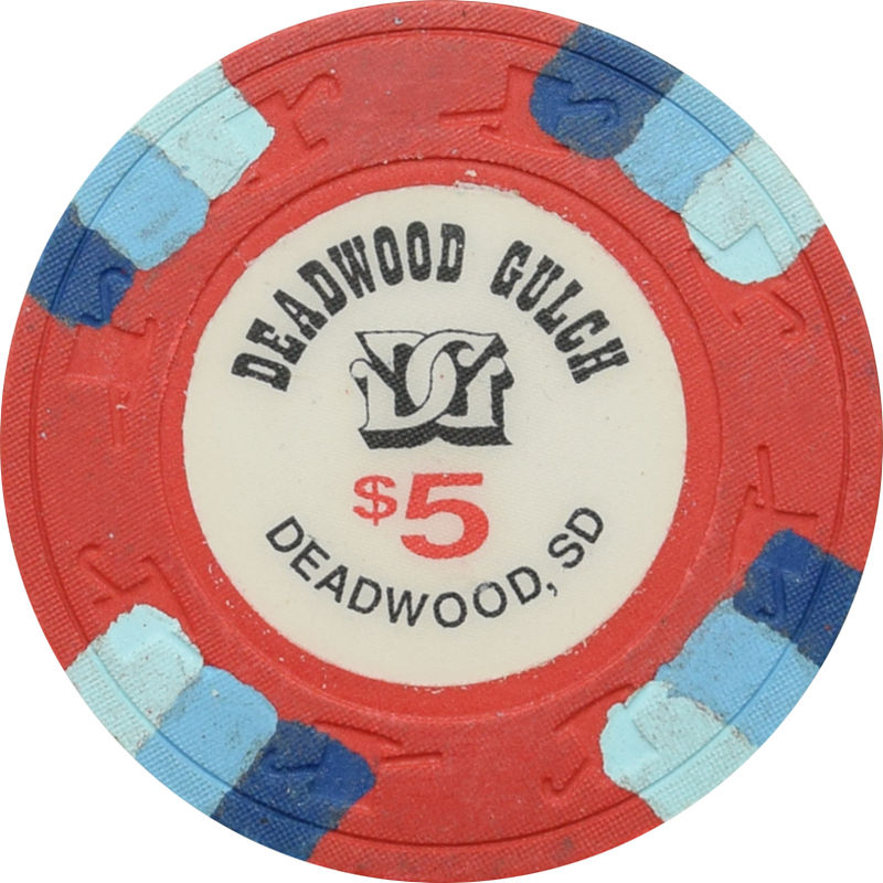 Deadwood Gulch Casino Deadwood South Dakota $5 Chip