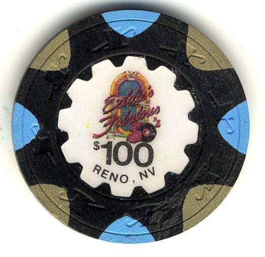 Eddies Fabulous $100 (black 1987) Chip - Spinettis Gaming