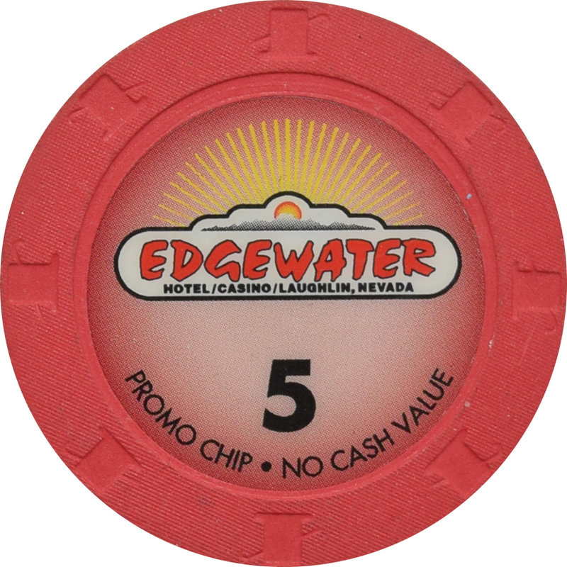 Edgewater Casino Laughlin Nevada $5 NCV Chip