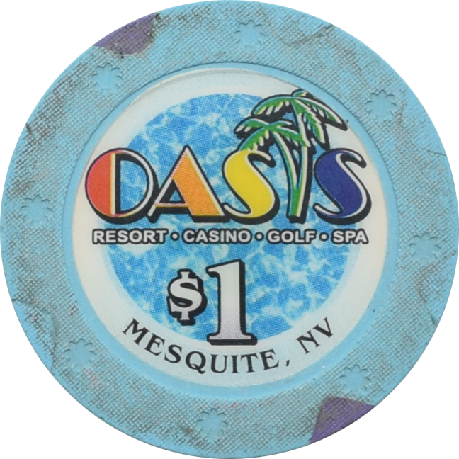 Oasis Resort Casino Mesquite Nevada $1 Chip 2006