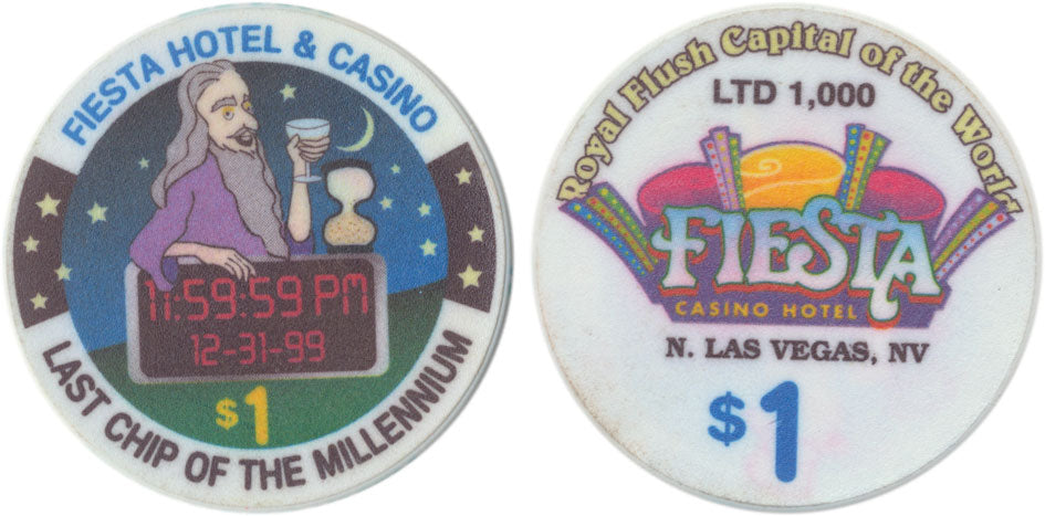 Fiesta Casino North Las Vegas Nevada $1 Last Chip of The Millennium 1999