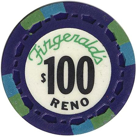 Fitzgeralds Casino Reno $100 chip 1976 - Spinettis Gaming