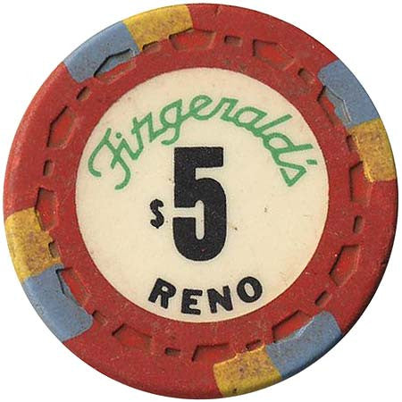 Fitzgeralds Casino Reno $5 chip 1976 - Spinettis Gaming