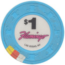 Flamingo Casino Las Vegas Nevada $1 Chip with Stripe 2010