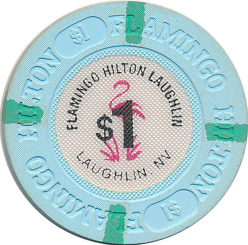 Flamingo Hilton, Laughlin NV $1 Casino Chip - Spinettis Gaming - 1