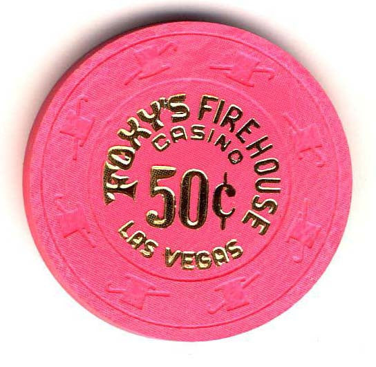 Foxys Firehouse 50cent (pink 1980s) chip - Spinettis Gaming