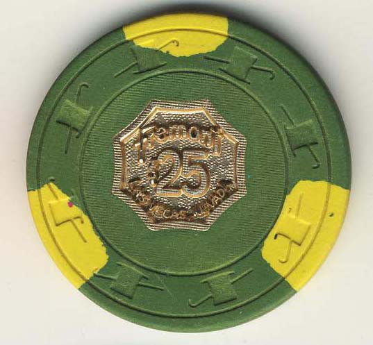 Fremont $25 (green) chip - Spinettis Gaming - 1