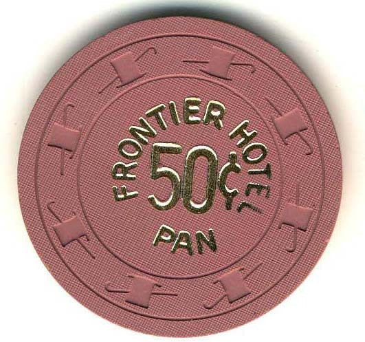 Frontier Hotel 50cent (lavender 1960s) PAN chip - Spinettis Gaming