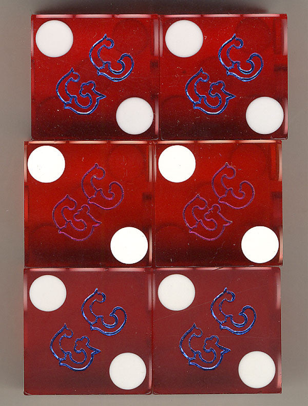 Gold Coast Used Casino Dice, Pair - Spinettis Gaming - 1