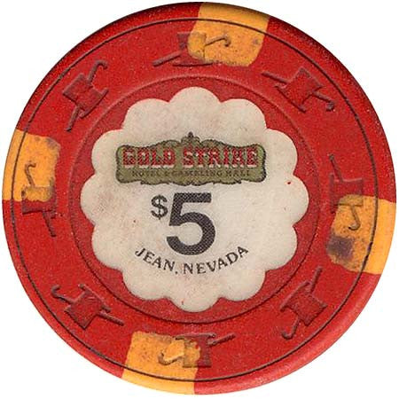 Gold Strike $5 chip - Spinettis Gaming - 2