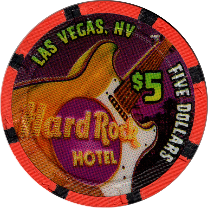 Hard Rock Hotel Las Vegas Nevada $5 Halloween 2005 Chip
